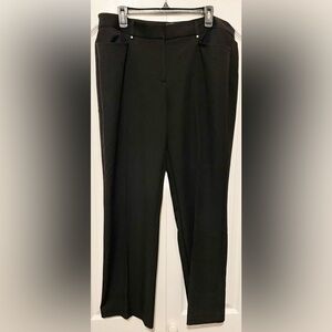 3/$10! Anne Klein Black Straight Leg Pants